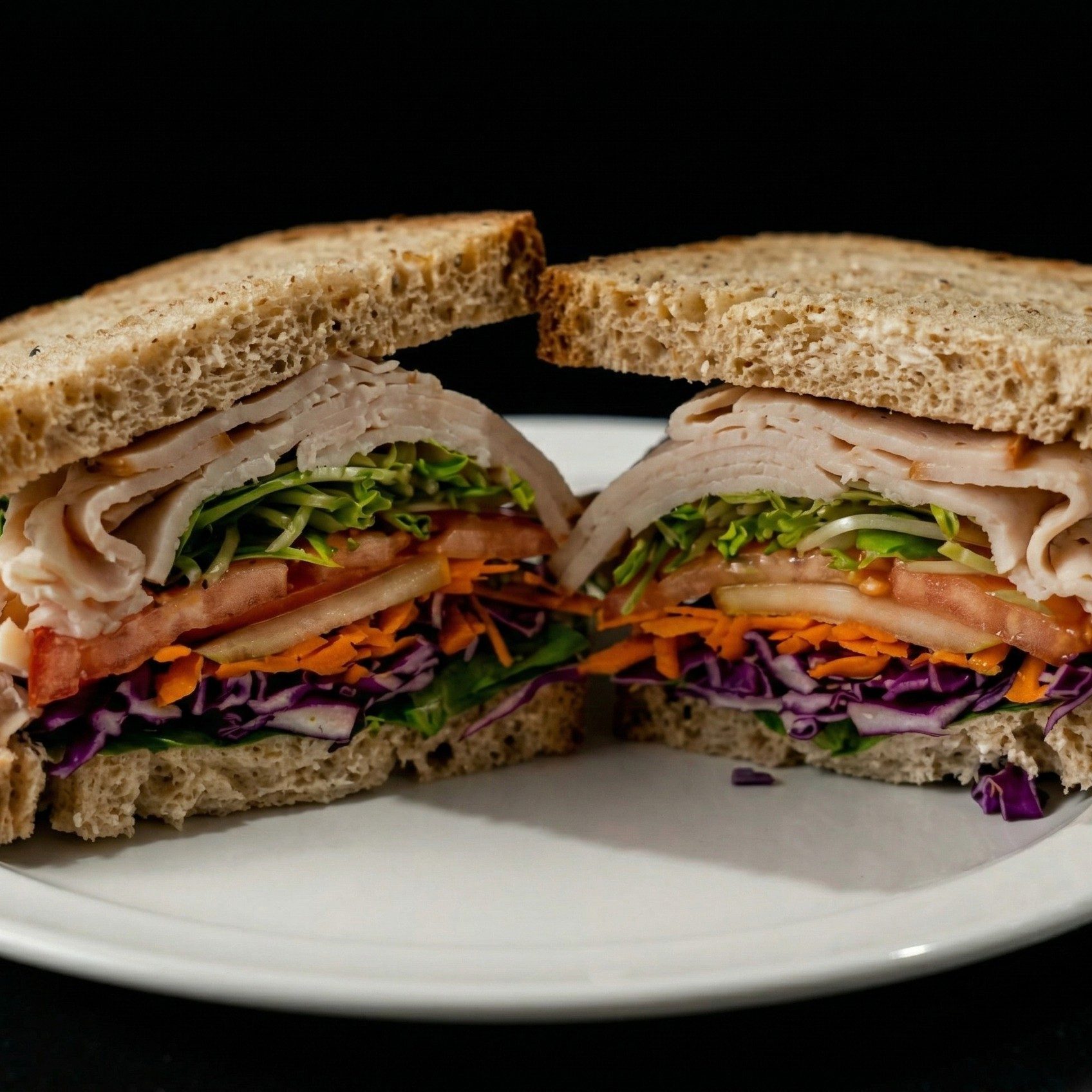 Oven Roasted Turkey Sandwich.