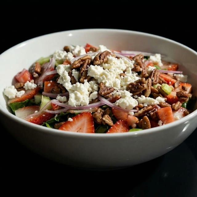 Strawberry Feta Salad.