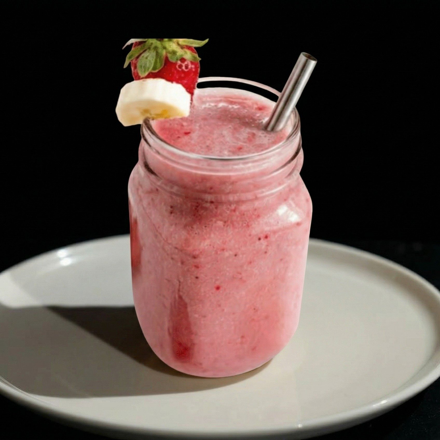 Strawberry Banana Milkshake.