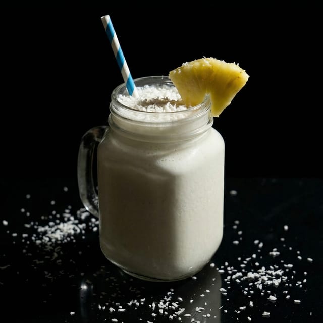 Pineapple Coconut Milkshake.