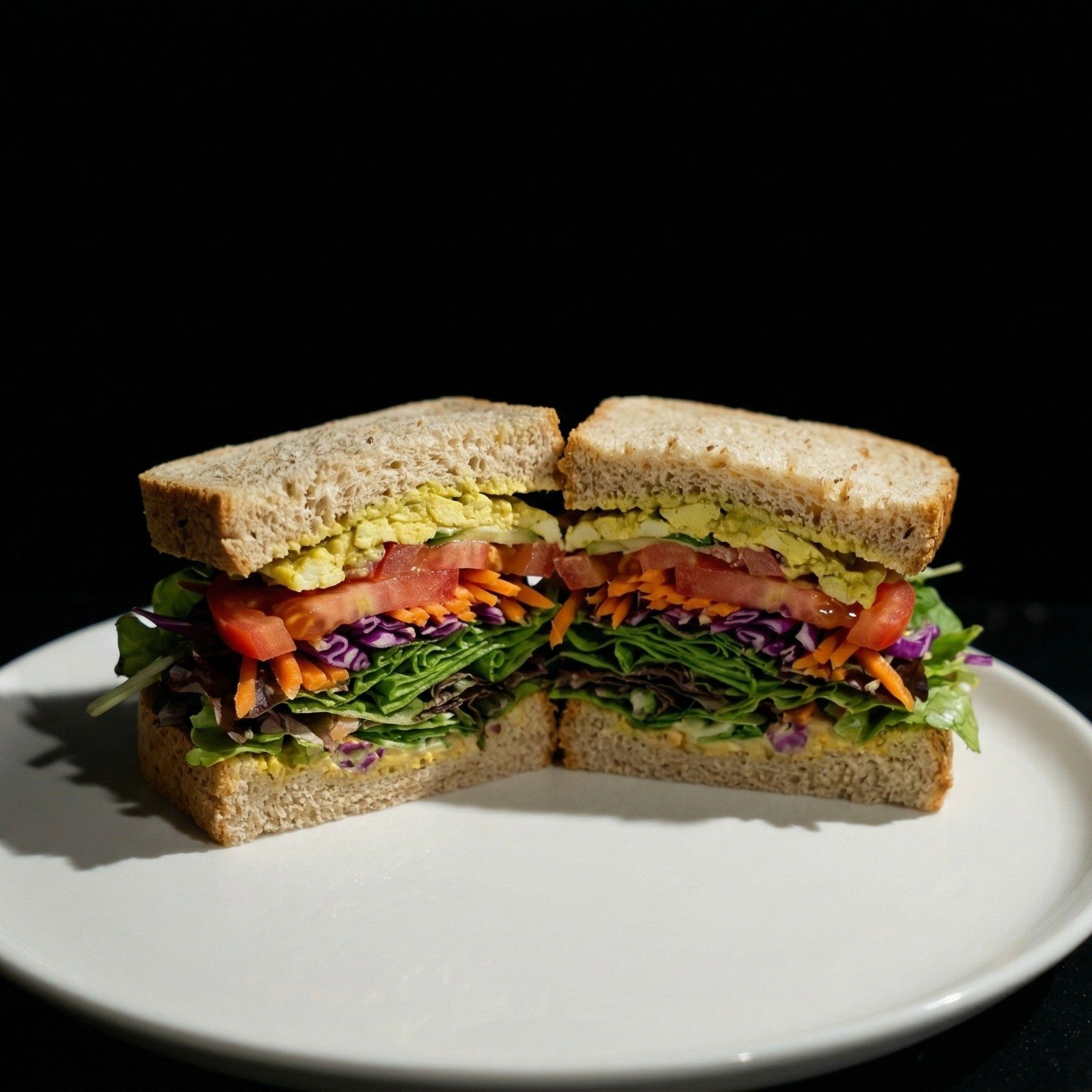 Curry Almond Chicken Sandwich.