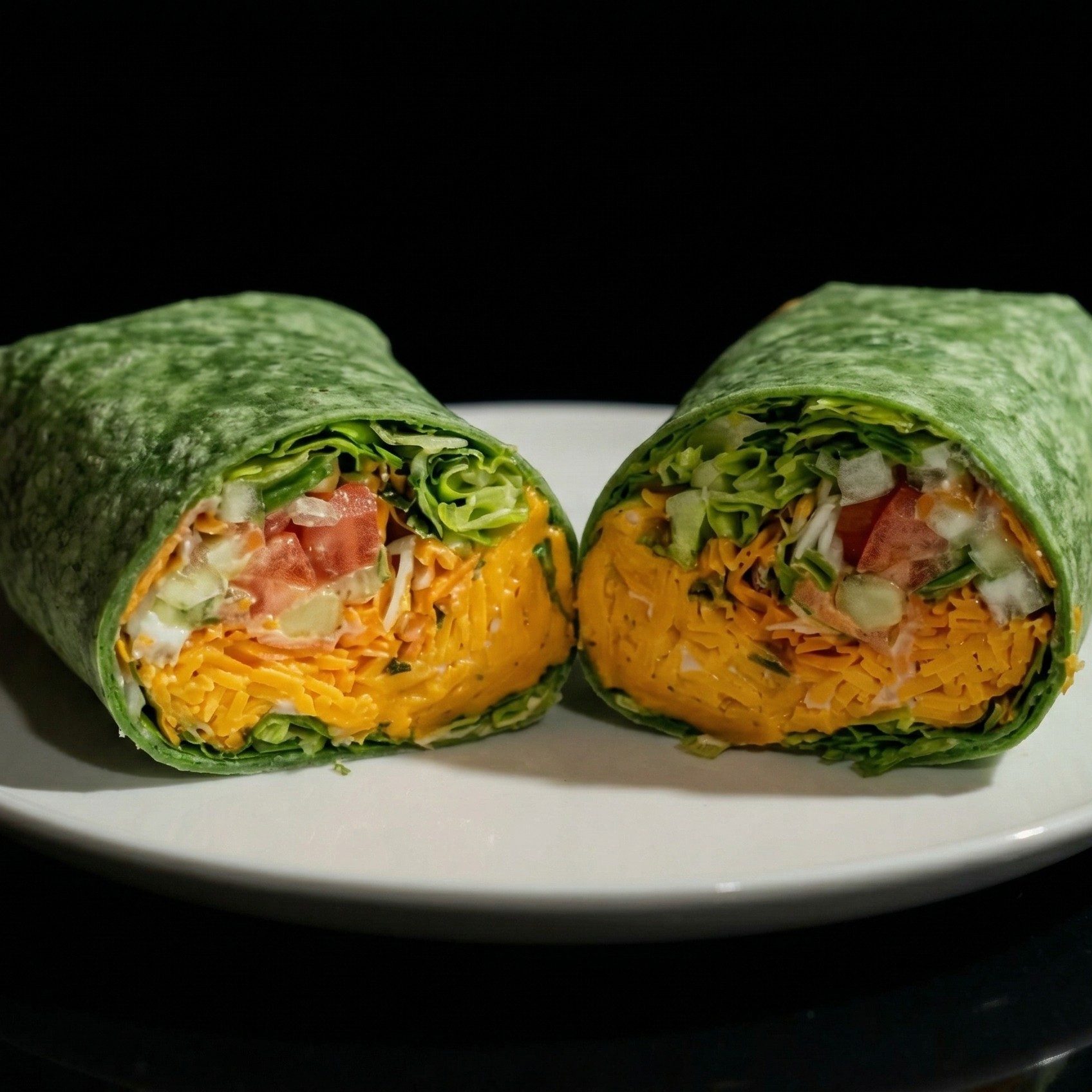 Sweet Potato Veggie Wrap.