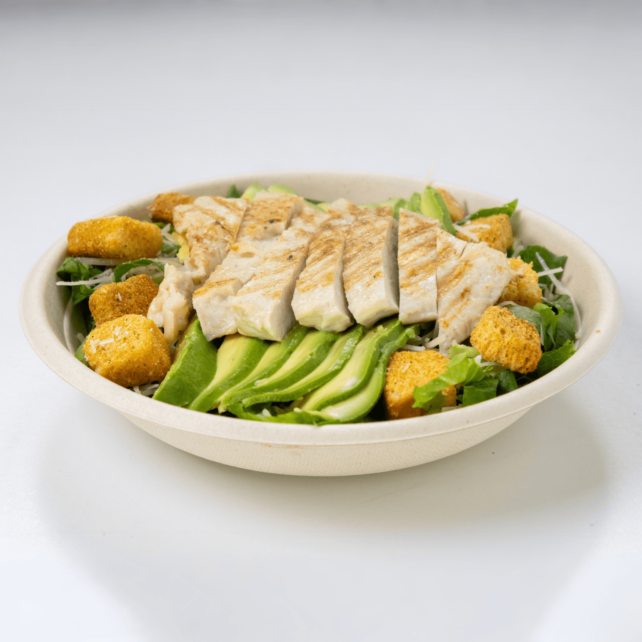 Grilled Caesar Avocado Salad.
