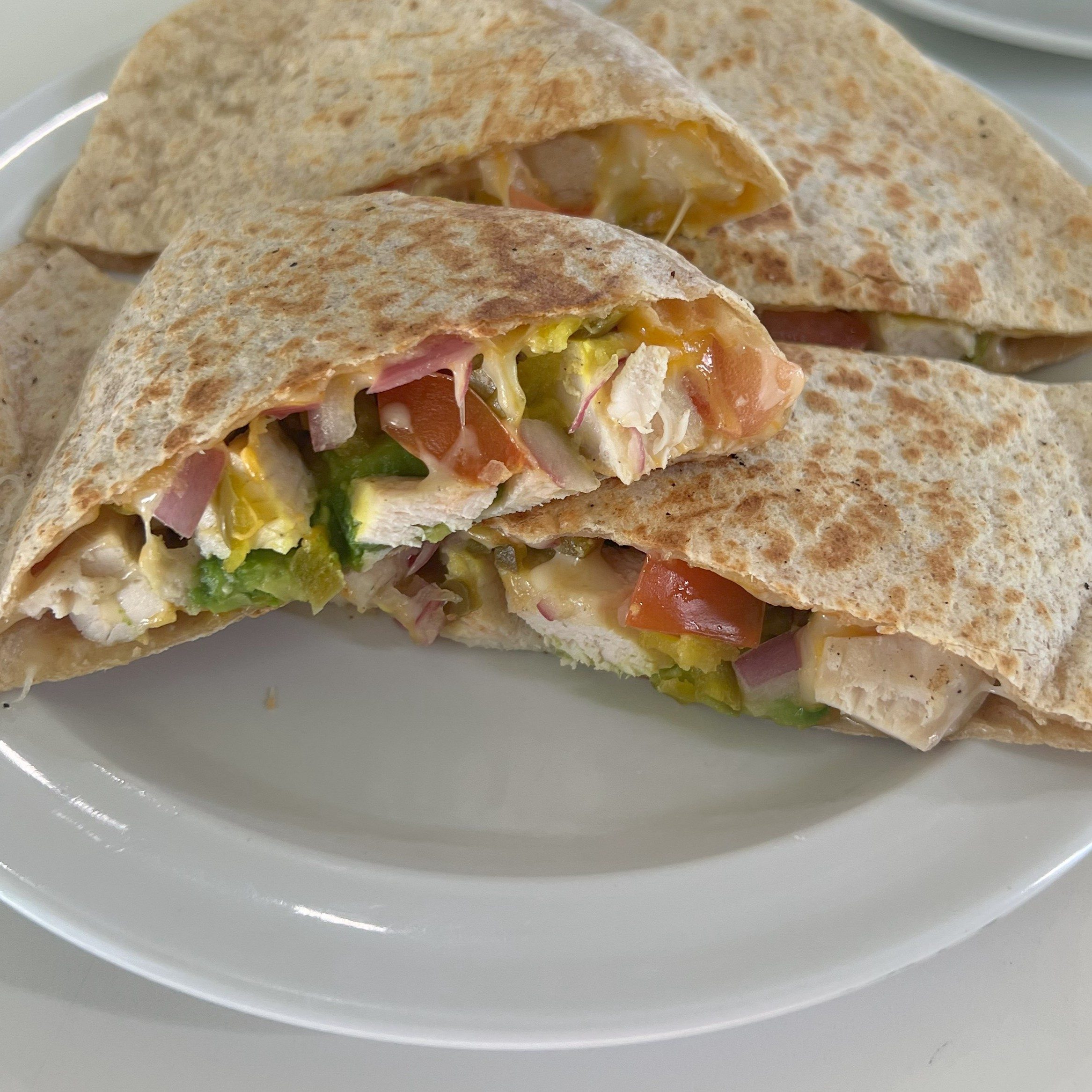 #8 Chicken Fajita Quesadilla.